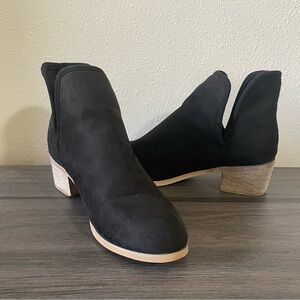 🍂 Seven7 Black Suede Ankle Boots EUC